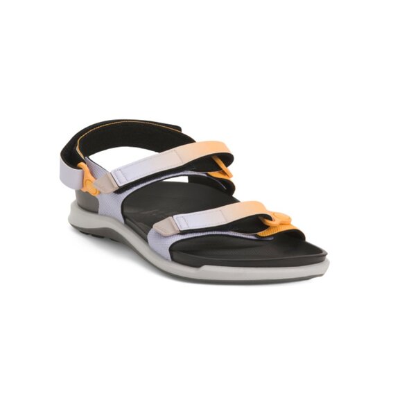 BIRKENSTOCK Purple/orange Made In Germany Kalahari Sandals - Picture 1 of 2